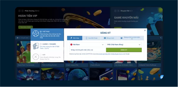 Cách đăng ký tài khoản 1XBET chỉ trong vài phút